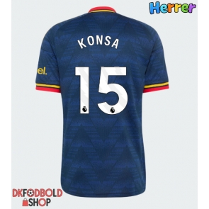 Arsenal Ezri Konsa #15 Udebanetrøje 2026-27 Kort ærmer Arsenal Ezri Konsa #15 Udebanetrøje 2026-27 Kort ærmer